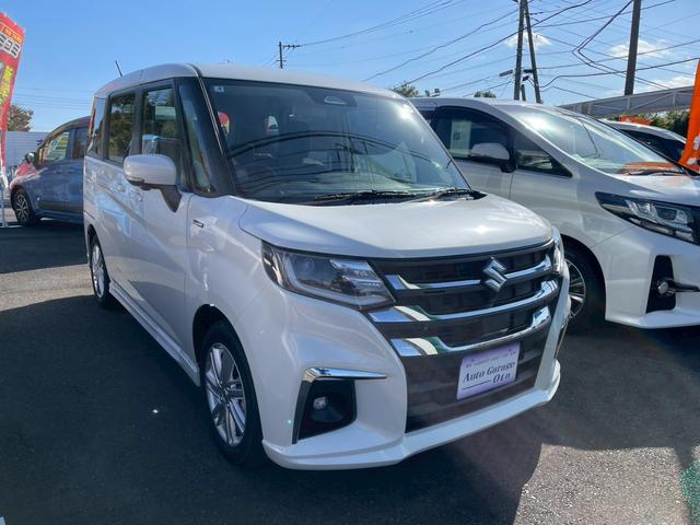 ソリオ ハイブリッドMZ 全周囲カメラ ナビ TV クリアランスソナー オートクルーズコントロール レーンアシスト 衝突被害軽減システム 両側電動スライドドア オートライト LEDヘッドランプ スマートキー(3枚目)