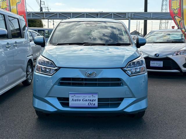 ミライース Ｘ　ＳＡＩＩＩ　バックカメラ　クリアランスソナー　衝突被害軽減システム　オートマチックハイビーム　オートライト　ＬＥＤヘッドランプ　キーレスエントリー　アイドリングストップ　電動格納ミラー　ＣＶＴ　盗難防止システム（3枚目）