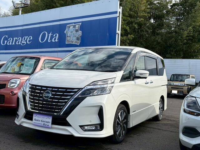 セレナ ハイウェイスターV ナビ TV クリアランスソナー オートクルーズコントロール 衝突被害軽減システム 両側電動スライドドア LEDヘッドランプ スマートキー アイドリングストップ 電動格納ミラー 3列シート CVT(2枚目)