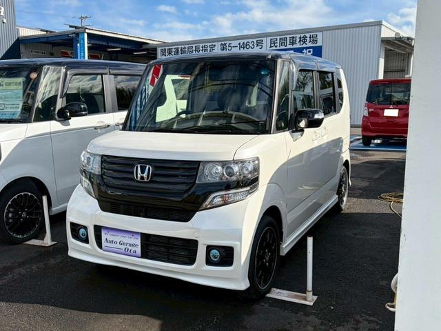 N-BOXカスタム G ターボSSパッケージ 両側電動スライドドア ナビ オートクルーズコントロール 衝突被害軽減システム HID スマートキー アイドリングストップ 電動格納ミラー ベンチシート CVT 盗難防止システム ABS ESC(2枚目)