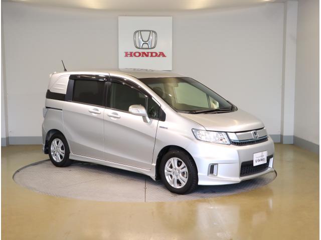 フリードスパイクハイブリッド ハイブリッド エアバッグ ワンセグ ナビTV パワーウインドウ 横滑り防止 キーレスキー パワステ 左右スライドドア Wエアバッグ ETC オートエアコン ABS リアカメラ DVD再生可 iストップ(9枚目)