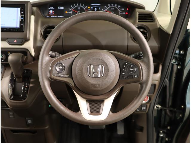 N-BOX L 衝突回避支援ブレーキ I-STOP クリソナ PW パワステ Sヒーター スマ-トキ- Bカメ 地デジTV ナビ&TV 横滑り防止 ETC車載器 LEDライト エアコン付き DVD Wエアバック(15枚目)