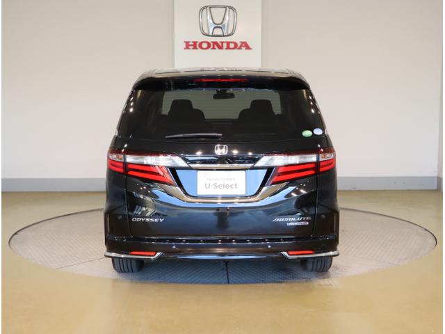 オデッセイハイブリッド ハイブリッドアブソルート・EXホンダセンシング 衝突被害軽減S PWシート LEDライト 地上デジタル Pアシスト 3列シート オートクルーズ オートエアコン USB ESC オットマン 盗難防止装置(6枚目)
