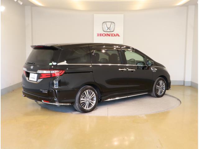 オデッセイハイブリッド ハイブリッドアブソルート・EXホンダセンシング 衝突被害軽減S PWシート LEDライト 地上デジタル Pアシスト 3列シート オートクルーズ オートエアコン USB ESC オットマン 盗難防止装置(7枚目)