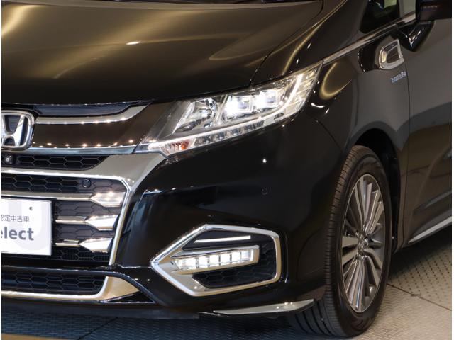 オデッセイハイブリッド ハイブリッドアブソルート・EXホンダセンシング 衝突被害軽減S PWシート LEDライト 地上デジタル Pアシスト 3列シート オートクルーズ オートエアコン USB ESC オットマン 盗難防止装置(11枚目)