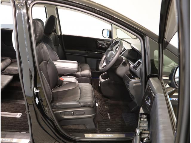 オデッセイハイブリッド ハイブリッドアブソルート・EXホンダセンシング 衝突被害軽減S PWシート LEDライト 地上デジタル Pアシスト 3列シート オートクルーズ オートエアコン USB ESC オットマン 盗難防止装置(46枚目)