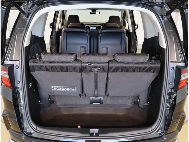 オデッセイハイブリッド ハイブリッドアブソルート・EXホンダセンシング 衝突被害軽減S PWシート LEDライト 地上デジタル Pアシスト 3列シート オートクルーズ オートエアコン USB ESC オットマン 盗難防止装置(50枚目)