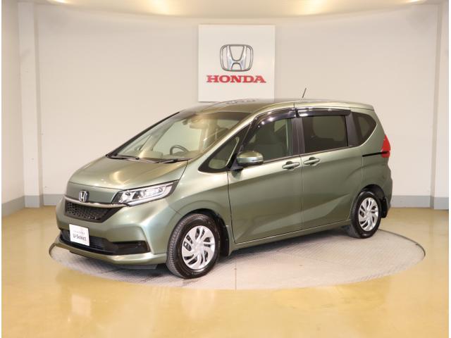 フリード＋ Ｇ・ホンダセンシング　プリクラッシュ　Ｂモニター　両側オートスライドドア　パワーウインド　スマートキー　両席エアバック　ＰＳ　フルセグ　アイドリングＳ　盗難警報装置　クルコン　横滑り防止機能　ＤＶＤ（4枚目）