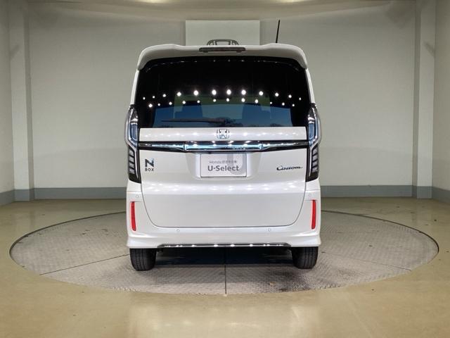 Ｎ－ＢＯＸカスタム Ｌ　両席エアバック　左右電動スライドドア　Ｂモニタ　ブレーキサポート　セキュリティー　ＬＥＤランプ　キーレスエントリー　ＳＲＳ　横滑り防止機能　ＤＶＤ再生機能　パワーステアリング　オートクルーズ　ＰＷ（6枚目）