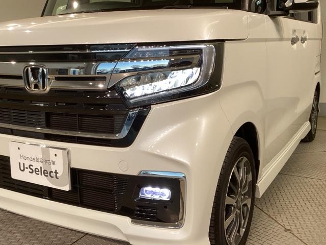 Ｎ－ＢＯＸカスタム Ｌ　両席エアバック　左右電動スライドドア　Ｂモニタ　ブレーキサポート　セキュリティー　ＬＥＤランプ　キーレスエントリー　ＳＲＳ　横滑り防止機能　ＤＶＤ再生機能　パワーステアリング　オートクルーズ　ＰＷ（11枚目）