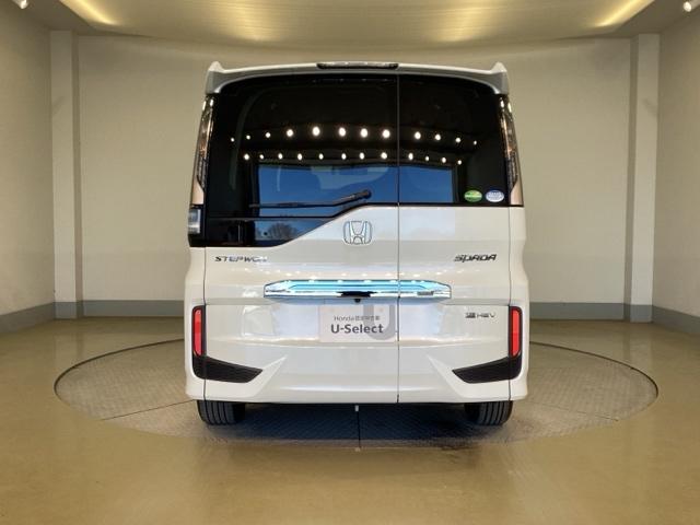 ステップワゴンスパーダ e:HEVスパーダG・EXホンダセンシング オートクルーズ 左右電動スライドドア フルセグテレビ ダブルエアコン 誤発進抑制 Bモニ セキュリティアラーム フルオートエアコン スマートキーシステム(6枚目)