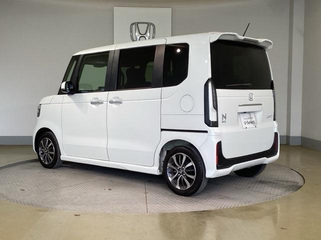 Ｎ－ＢＯＸカスタム ベースグレード　衝突軽減Ｂ　ＵＳＢ　フルセグテレビ　ＩＳＴＯＰ　ＬＥＤライト　Ｂカメラ　オートエアコン　ベンチＳ　前席シートヒーター　セキュリティアラーム　Ｓキー　ＥＴＣ　ＥＳＣ　フリーキー　クルコン（5枚目）