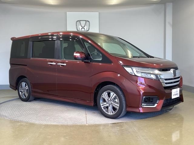 ステップワゴンスパーダ ｅ：ＨＥＶスパーダＧホンダセンシング　ＰＷ　ＬＥＤヘッドライト　ＵＳＢ　セキュリティアラーム　オートクルーズコントロール　ＥＴＣ　スマートキー　ＤＶＤ再生可能　ナビ＆ＴＶ　キーレス　３列シート（9枚目）