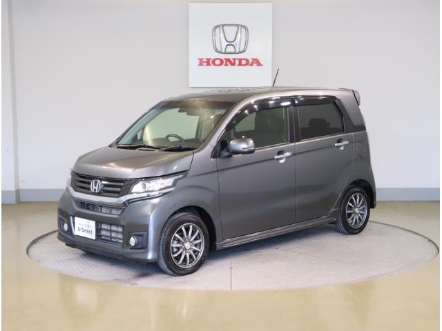 Ｎ－ＷＧＮカスタム Ｇ・Ａパッケージ　追突被害軽減ブレーキ　フロントベンチシート　Ｒカメ　ＡＵＴＯエアコン　助手席エアバック　ＡＢＳ　パワーウィンドウ　カーテンエアバック　ＤＶＤ再生機能　アイドリングストップ　横滑り防止（3枚目）