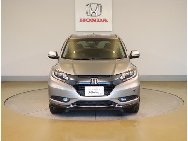 ヴェゼル ハイブリッドＸ・Ｌパッケージ　ナビ＆ＴＶ　Ｒカメラ　フルタイム４ＷＤ　Ａストップ　盗難防止システム　ＬＥＤライト　シートヒータ　キーレス　オートクルーズコントロール　サイドＳＲＳ　ＶＳＡ　エアコン（2枚目）