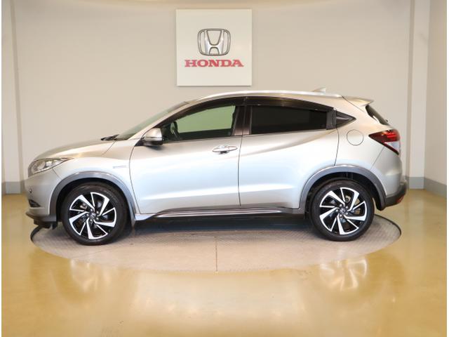 ヴェゼル ハイブリッドＸ・Ｌパッケージ　ナビ＆ＴＶ　Ｒカメラ　フルタイム４ＷＤ　Ａストップ　盗難防止システム　ＬＥＤライト　シートヒータ　キーレス　オートクルーズコントロール　サイドＳＲＳ　ＶＳＡ　エアコン（4枚目）