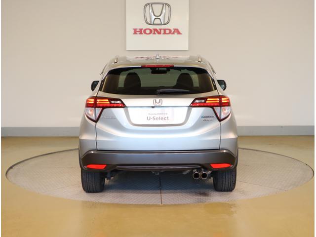 ヴェゼル ハイブリッドＸ・Ｌパッケージ　ナビ＆ＴＶ　Ｒカメラ　フルタイム４ＷＤ　Ａストップ　盗難防止システム　ＬＥＤライト　シートヒータ　キーレス　オートクルーズコントロール　サイドＳＲＳ　ＶＳＡ　エアコン（12枚目）