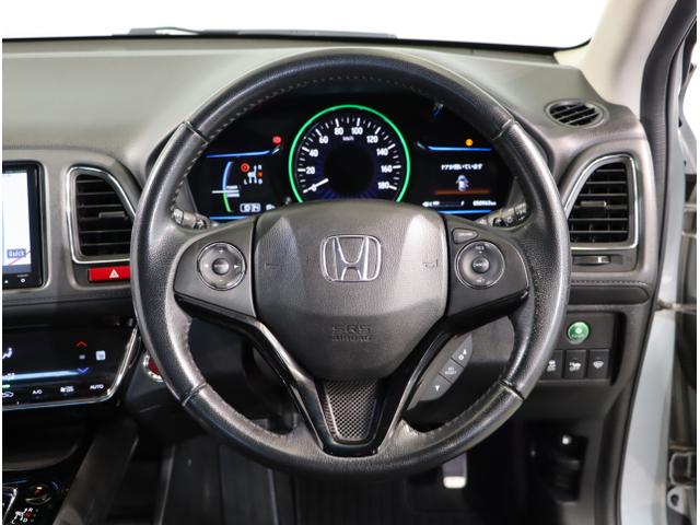 ヴェゼル ハイブリッドＸ・Ｌパッケージ　ナビ＆ＴＶ　Ｒカメラ　フルタイム４ＷＤ　Ａストップ　盗難防止システム　ＬＥＤライト　シートヒータ　キーレス　オートクルーズコントロール　サイドＳＲＳ　ＶＳＡ　エアコン（15枚目）