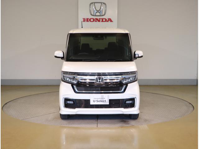 Ｎ－ＢＯＸカスタム Ｌ　Ｐソナー　サイドエアバッグ　ナビＴＶ　Ａストップ　シートヒータ　ベンチシート　キーフリーシステム　ＬＥＤライト　リアカメ　クルーズコントロール　ＡＣ　ＤＶＤ視聴可能　スマキー　ＥＴＣ　横滑り防止（2枚目）