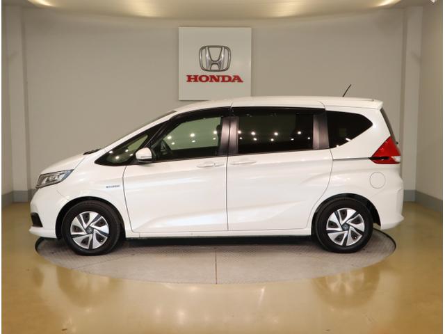 フリードハイブリッド ハイブリッド・Gホンダセンシング 軽減ブレーキ キーフリーシステム DVD再生可能 ECON 後カメラ Aクルーズ 地デジフルセグTV LEDヘッドランプ シートH 横滑防止 パワーウインドウ ABS(4枚目)