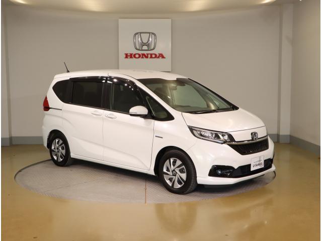 フリードハイブリッド ハイブリッド・Gホンダセンシング 軽減ブレーキ キーフリーシステム DVD再生可能 ECON 後カメラ Aクルーズ 地デジフルセグTV LEDヘッドランプ シートH 横滑防止 パワーウインドウ ABS(9枚目)