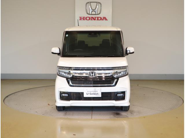 N-BOXカスタム L 両席エアバック Bモニタ ブレーキサポート セキュリティー LEDランプ キーレスエントリー SRS 横滑り防止機能 片側電動両側スライドドア DVD再生機能 パワーステアリング オートクルーズ(2枚目)