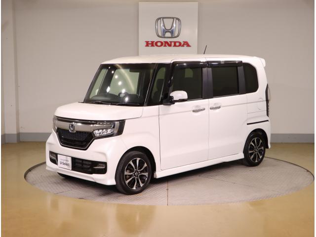 Ｎ－ＢＯＸカスタム Ｇ・Ｌ　盗難防止装置　リアカメラ　フルセグＴＶ　ＬＥＤヘッド　スマートキー　オートエアコン　両側電動ドア　ＤＶＤ再生　アイドリングストップ　ＥＳＣ　ＥＴＣ　ＵＳＢ　ＷエアＢ　オートライト　ナビＴＶ（3枚目）