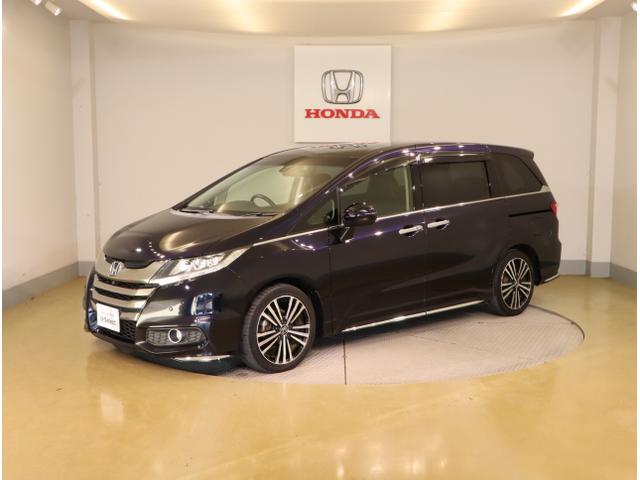 オデッセイ アブソルート・ＥＸ　ＷＡＣ　スマ－トキ－　セキュリティーアラーム　３列シート　ＤＶＤ再生　オートクルーズコントロール　パワーウィンドウ　エアバック　エアコン　サイドエアバッグ　ＬＥＤランプ　横滑り防止（3枚目）