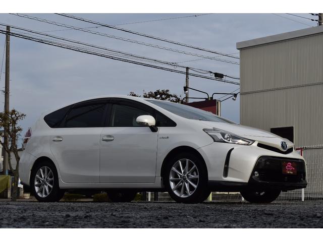 プリウスアルファ Ｓツーリングセレクション　純正ＳＤナビ　フルセグＴＶ　ブルートゥース接続可能　バックカメラ　ＬＥＤヘッドライト　スマートキ―　ＥＴＣ　純正１７インチアルミ　サイドエアバック　カーテンエアバック　フォグランプ（75枚目）