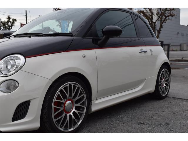 アバルト595 ツーリズモ ストラーダメモリーナビ バックカメラ フルセグTV ブルートゥース接続可能 ブラウンレザーシート ETC 純正キーレスエントリー ディスチャージライト 純正17インチアルミ クリアランスソナー(14枚目)