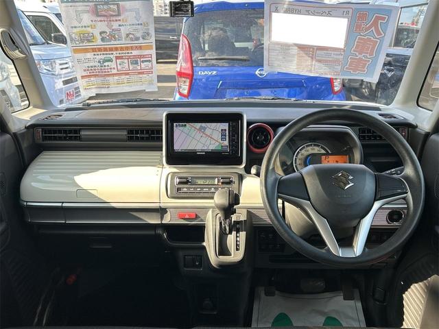 スペーシア ハイブリッドＸ　ドライブレコーダー　両側電動スライドドア　ナビ　ＴＶ　クリアランスソナー　レーンアシスト　衝突被害軽減システム　オートライト　スマートキー　アイドリングストップ　電動格納ミラー　シートヒーター（2枚目）