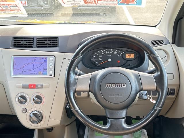 ミラ X ETC ナビ キーレスエントリー 電動格納ミラー MT 盗難防止システム ABS CD 衝突安全ボディ エアコン パワーステアリング パワーウィンドウ 運転席エアバッグ 助手席エアバッグ(3枚目)