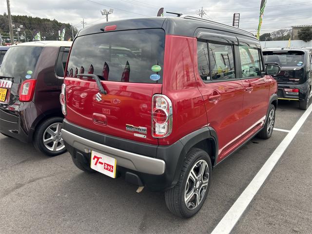 ハスラー Ｘ　４ＷＤ　ナビ　衝突被害軽減システム　オートライト　ＨＩＤ　スマートキー　アイドリングストップ　電動格納ミラー　シートヒーター　ベンチシート　ＣＶＴ　盗難防止システム　ＡＢＳ　ＥＳＣ　ＣＤ　ルーフレール（14枚目）