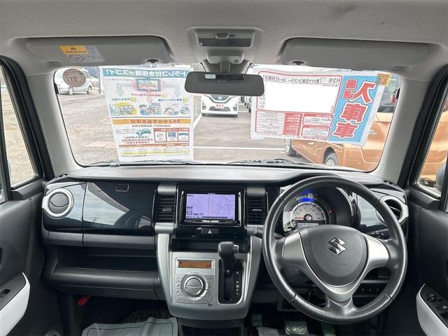 ハスラー Ｘターボ　ナビ　ＴＶ　衝突被害軽減システム　オートライト　ＨＩＤ　スマートキー　アイドリングストップ　電動格納ミラー　シートヒーター　ベンチシート　ＣＶＴ　盗難防止システム　ＡＢＳ　ＥＳＣ　ＣＤ　ＵＳＢ（2枚目）