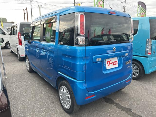 スペーシア ハイブリッドＸ　全周囲カメラ　両側電動スライドドア　ナビ　ＴＶ　クリアランスソナー　レーンアシスト　衝突被害軽減システム　オートライト　スマートキー　アイドリングストップ　電動格納ミラー　シートヒーター　ベンチシート（15枚目）