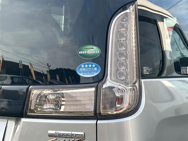 スペーシアカスタム ＸＳ　ドライブレコーダー　ＥＴＣ　両側電動スライドドア　ナビ　ＴＶ　オートライト　ＨＩＤ　スマートキー　アイドリングストップ　電動格納ミラー　シートヒーター　ベンチシート　ＣＶＴ（21枚目）