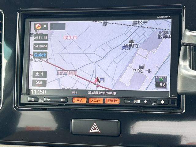 モコ Ｘ　ＥＴＣ　ナビ　ＴＶ　スマートキー　電動格納ミラー　ベンチシート　ＣＶＴ　盗難防止システム　ＡＢＳ　ＣＤ　ＵＳＢ　衝突安全ボディ　エアコン　パワーステアリング　パワーウィンドウ（4枚目）