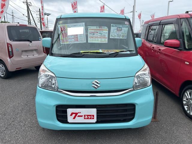 スペーシア Ｇ　両側スライドドア　スマートキー　アイドリングストップ　電動格納ミラー　シートヒーター　ベンチシート　ＣＶＴ　盗難防止システム　ＡＢＳ　ＵＳＢ　衝突安全ボディ　エアコン　パワーステアリング（13枚目）