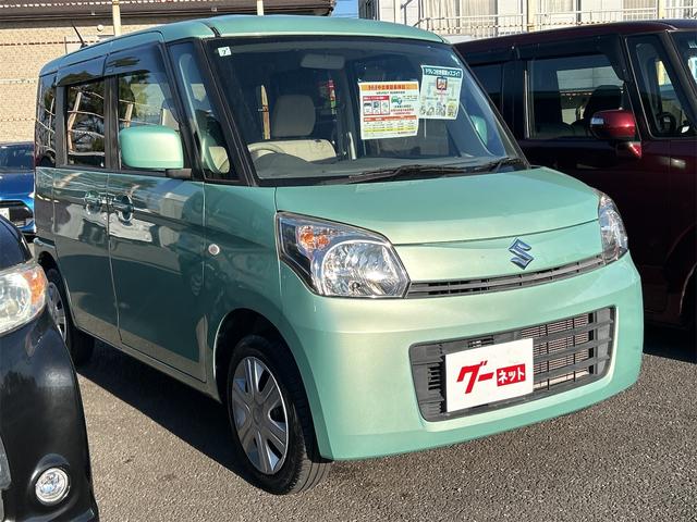 スペーシア Ｘ　バックカメラ　両側スライド・片側電動　ナビ　ＴＶ　スマートキー　アイドリングストップ　電動格納ミラー　ベンチシート　ＣＶＴ　盗難防止システム　ＡＢＳ　ＣＤ　ＵＳＢ　衝突安全ボディ　エアコン（14枚目）