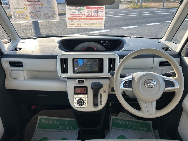 ムーヴキャンバス Ｘ　ＳＡＩＩ　バックカメラ　ナビ　ＴＶ　衝突被害軽減システム　オートライト　スマートキー　アイドリングストップ　電動格納ミラー　ベンチシート　ＣＶＴ　盗難防止システム　ＡＢＳ　ＥＳＣ　ＣＤ（2枚目）