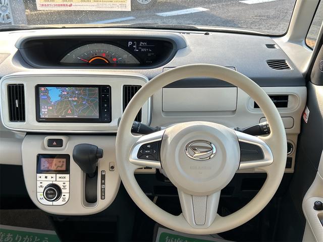 ムーヴキャンバス Ｘ　ＳＡＩＩ　バックカメラ　ナビ　ＴＶ　衝突被害軽減システム　オートライト　スマートキー　アイドリングストップ　電動格納ミラー　ベンチシート　ＣＶＴ　盗難防止システム　ＡＢＳ　ＥＳＣ　ＣＤ（3枚目）