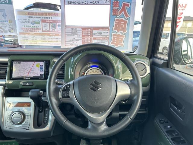 ハスラー Ｊ　ドライブレコーダー　ＥＴＣ　ナビ　ＴＶ　レーンアシスト　衝突被害軽減システム　オートライト　ＨＩＤ　スマートキー　アイドリングストップ　電動格納ミラー　シートヒーター　ベンチシート　ＣＶＴ（3枚目）