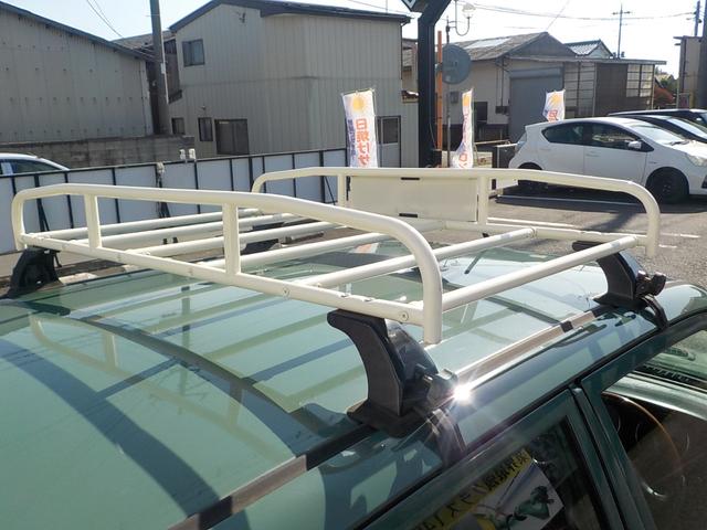 ミラジーノ ジーノ　２ＷＤ　オートマ　フル装備　純正ルーフキャリア　ヘッドライトバイザー　フェンダーミラー　シートカバー　社外フロントグリル・ウインカー・マフラー・フォグランプ　ＨＡＫアーモンドグリーンオールペイント済み（18枚目）