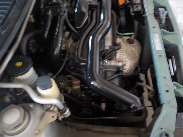 ミラジーノ ジーノ　２ＷＤ　オートマ　フル装備　純正ルーフキャリア　ヘッドライトバイザー　フェンダーミラー　シートカバー　社外フロントグリル・ウインカー・マフラー・フォグランプ　ＨＡＫアーモンドグリーンオールペイント済み（25枚目）