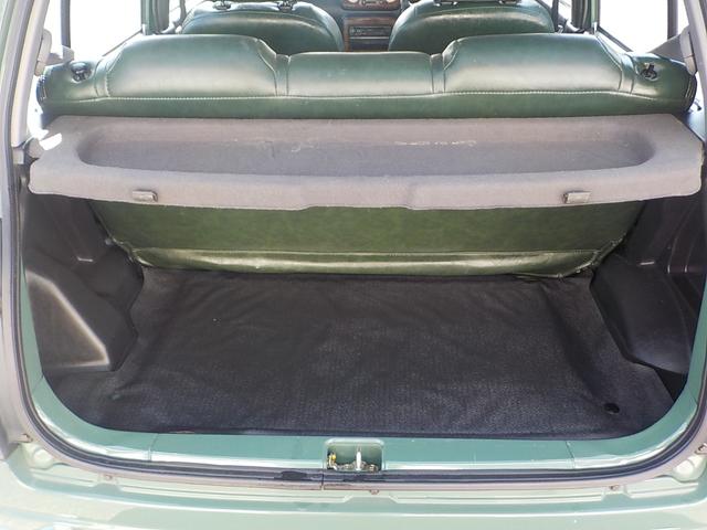 ミラジーノ ジーノ　２ＷＤ　オートマ　フル装備　純正ルーフキャリア　ヘッドライトバイザー　フェンダーミラー　シートカバー　社外フロントグリル・ウインカー・マフラー・フォグランプ　ＨＡＫアーモンドグリーンオールペイント済み（50枚目）