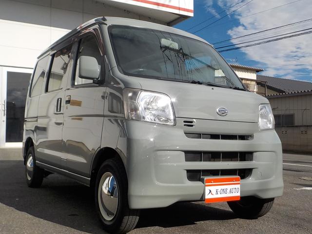 ハイゼットカーゴ ＤＸ　４ＷＤ　オートマ　フル装備　カーナビ　バックモニター　令和７年１１月ウォーターポンプ交換済み　新品１２インチベンプラホイールキャップ　アーバンカーキオールペイント済み（2枚目）