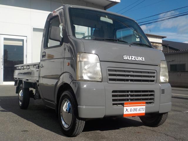 キャリイトラック KC 4WD エアコン パワステ オートマ 新品12インチベンプラホイールキャップ 新品革調シートカバー ミディアムグレーオールペイント済み(2枚目)