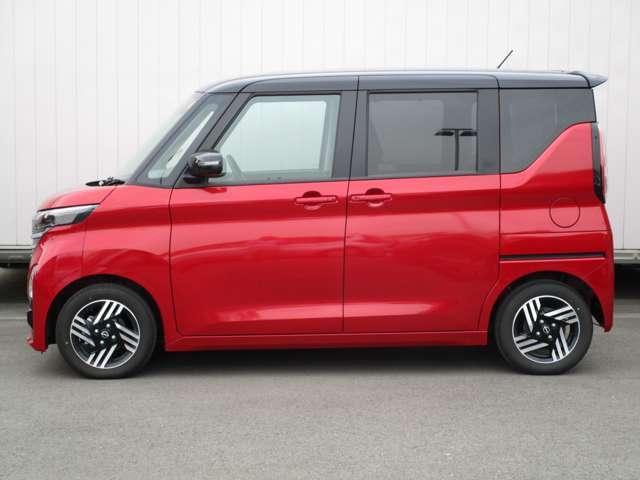 ルークス ６６０　ハイウェイスターＸ　プロパイロット　エディション　※デモカー　プロパイロット　左右パワースライドドア　アイドリング　パノラマモニター　助手席エアバッグ　衝突軽減ブレーキ　ＰＷ　ナビ＆ＴＶ　１セグ　禁煙　ＬＥＤヘッドライト　ＬＤＷ　スマートキー　ＥＴＣ　ワンオーナー車　ＰＳ（5枚目）