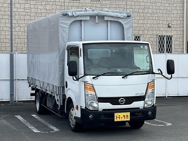 1.9t積・幌ウイング・標準ロング・AT・5t未満 ETC・バックモニター・集中ドアロック・左電格ミラー・メイダイ製・車両総重量4735kg・内装クリーニング済(4枚目)