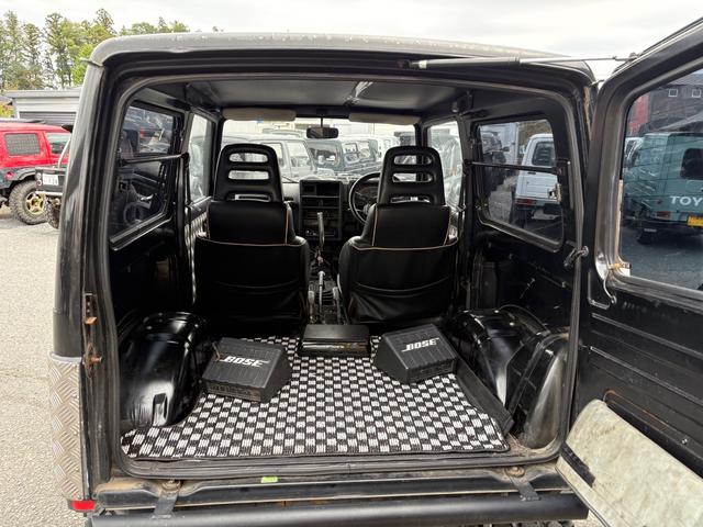 ジムニー スコットリミテッド AC PS 5MT 純正色 社外リーフリフトアップ 改造公認車 R3年小型貨物登録車 社外前後バンパーシシ狩りバンパー大 社外タンクガード 社外マフラー 社外ハンドル 社外AW MTタイヤ 社外ノブ(41枚目)